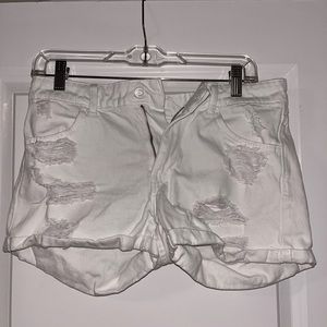 H&M White Denim Shorts